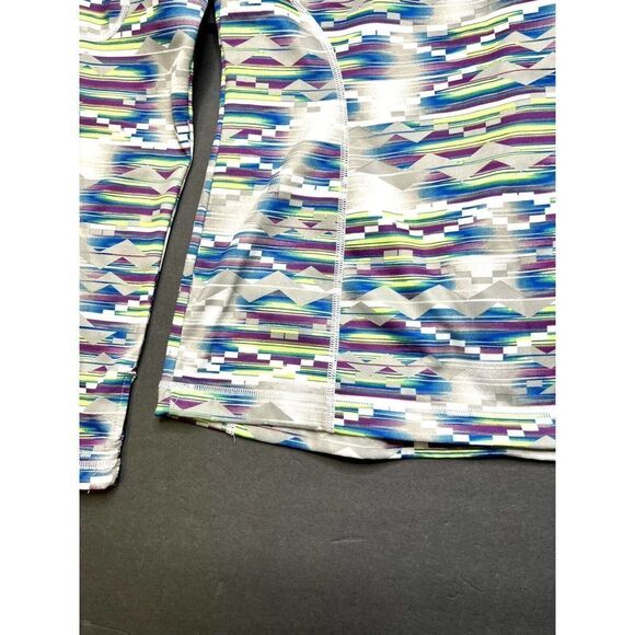 FILA SPORT 1/3 ZIP PULLOVER RUNNING JACKET Geometric Patterns SIZE S EUC - Picture 5 of 7